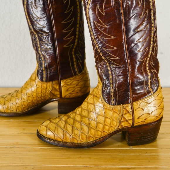 women's exotic cowboy boots